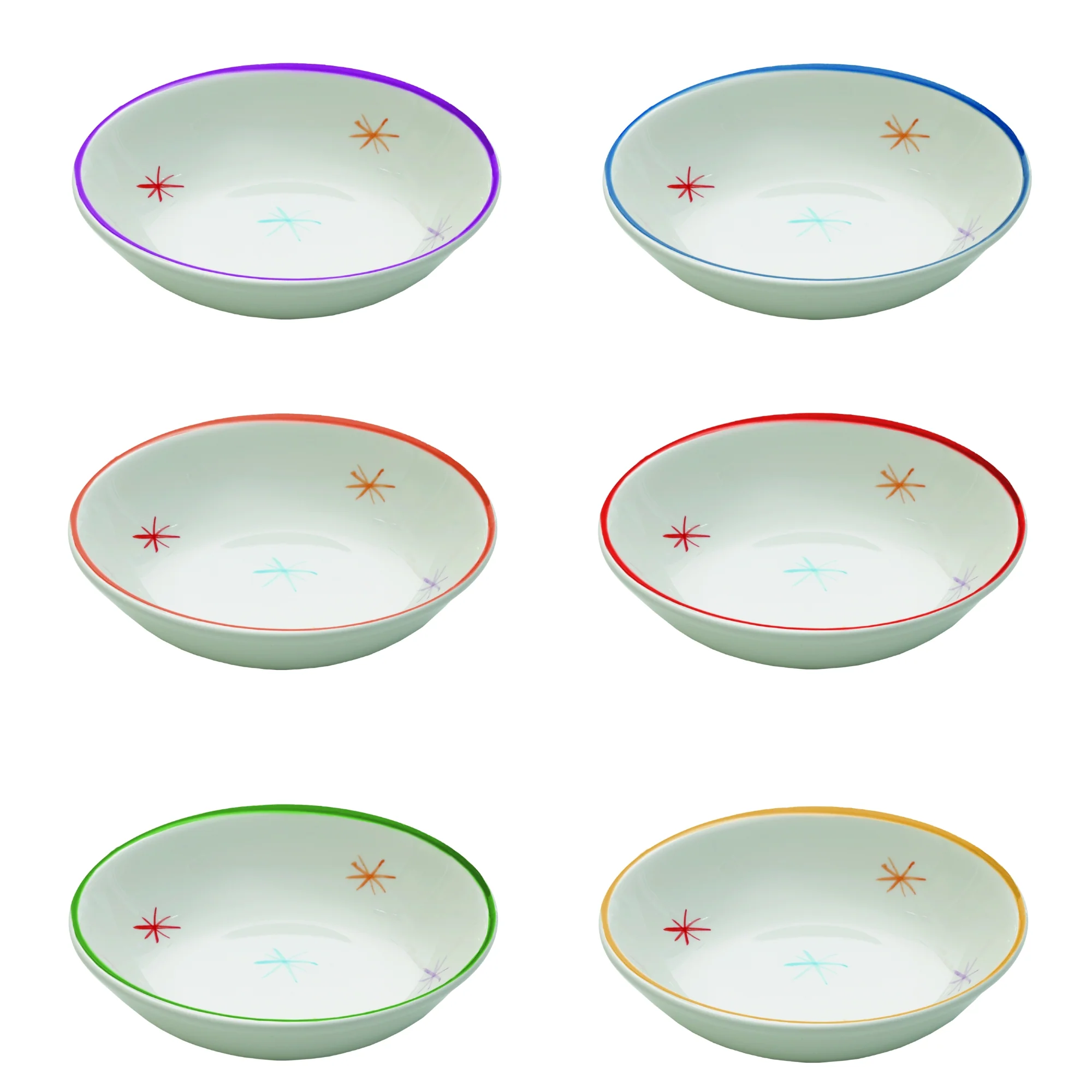 Asterisco Deep Plate (Assorted Set of 6)
