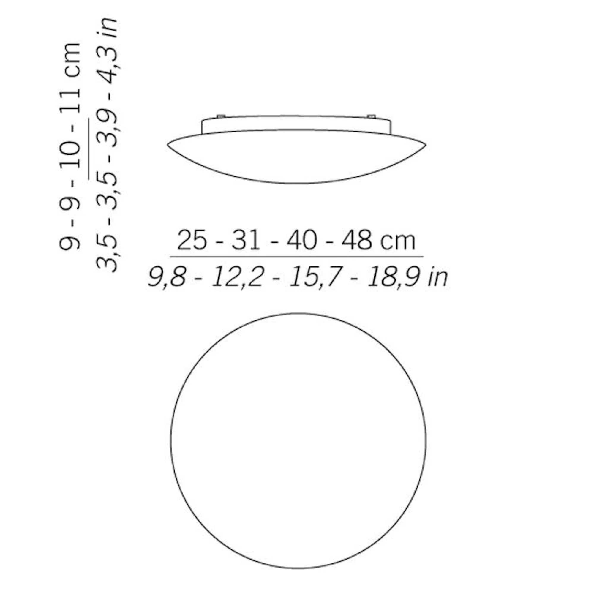 Bis Bayonet Wall / Ceiling Light - Image 20